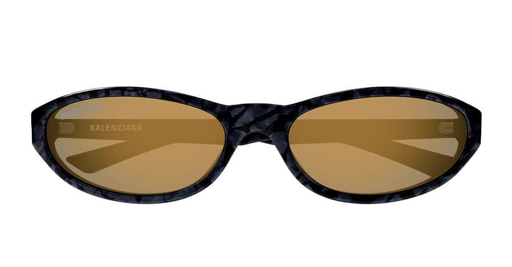 Ottica Mondello Roma - Balenciaga - BB0007S-010 - BB0007S-010 - BLACK - Recycled acetate - shape Oval - Black - EYEWEAR - SUNGLASSES - Unisex,Uomo,Donna,Women,Men - lens Gold - Made In Italy