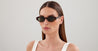 Ottica Mondello Roma - Saint Laurent - 30013809002 - SL 567-002 - HAVANA - Recycled acetate - shape Oval - Havana - EYEWEAR - SUNGLASSES - Donna,Women - lens Green - Made In Italy