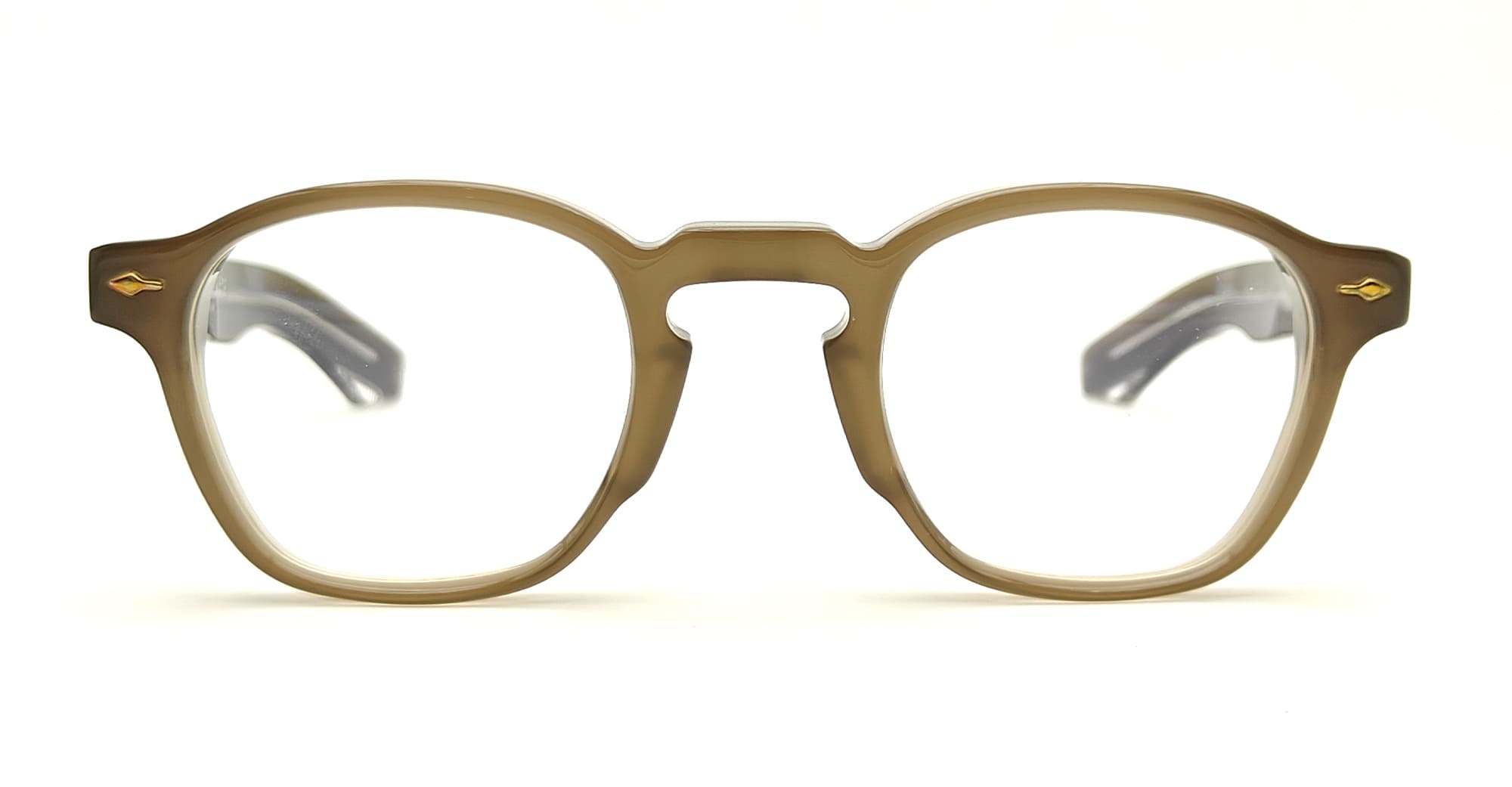 Ottica Mondello Roma - Jacques Marie Mage - JMMZPXRX-11V - ZEPHIRIN 47 - COLOSSEUM RX - Acetate - shape Squared - brown - EYEWEAR - EYEGLASSES - Uomo,Men - lens Clear - Made In Japan