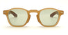 Ottica Mondello Roma - Jacques Marie Mage - JMMZP-11W - ZEPHIRIN - BIRCH  - Acetate - shape Squared - brown - EYEWEAR - SUNGLASSES - Uomo,Men - lens light bottle green - Made In Japan