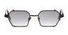 Ottica Mondello Roma - John Dalia - DENNIS-C455 - DENNIS - C455 - CARBON EFFECT - Metal - shape Squared - Black - EYEWEAR - SUNGLASSES - Uomo,Men - lens Gradient grey - Made In France