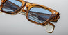 Ottica Mondello Roma - Jacques Marie Mage - JMMAF-8E - ASHCROFT - WHISKEY - Acetate - shape Rectangular - whiskey brown - EYEWEAR - SUNGLASSES - Uomo,Men - lens Blue - Made In Japan