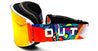 Ottica Mondello Roma - Out Of - XG098112 - KATANA THE ONE - GRAFFITI / FUOCO LENS - nylon - shape Goggles - orange - EYEWEAR - GOGGLES - Uomo,Men - lens red - Made In Italy