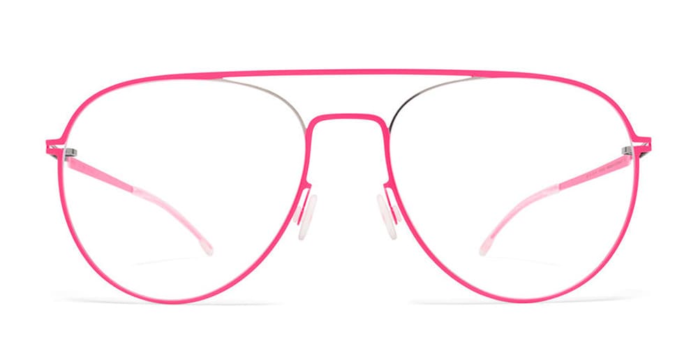 Ottica Mondello Roma - Mykita - 10015563 - EERO - SILVER / NEON PINK - stainless steel - shape  - pink - EYEWEAR - EYEGLASSES - Donna,Women - lens  - Made In Germany