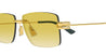 Ottica Mondello Roma - Bottega Veneta - BV1126S-006 - BV1126S-006 - GOLD - Metal - shape Rectangular - Gold - EYEWEAR - SUNGLASSES - Donna,Women - lens yellow - Made In Italy