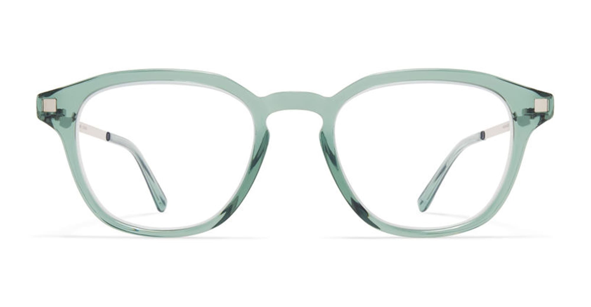 Ottica Mondello Roma - Mykita - 10086993 - YURA - C191 CYPRESS GREEN / SILVER RX - Acetate - shape Pantos - green - EYEWEAR - EYEGLASSES - Donna,Women - lens Clear - Made In Germany