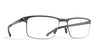 Ottica Mondello Roma - Mykita - 10013317 - DENNIS - GRAPHITE - stainless steel - shape Rectangular - grey - EYEWEAR - EYEGLASSES - Uomo,Men - lens Clear - Made In Germany