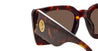 Ottica Mondello Roma - LINDA FARROW - LFL1297C2SUN - NIEVE DARK T-SHELL / YELLOW GOLD - Acetate - shape Squared - Tortoise - EYEWEAR - SUNGLASSES - Donna,Women - lens Brown - MadeIn Italy