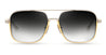 Ottica Mondello Roma - DITA - DES011-A-03 - EPILUXURY 11 - BLACK PALLADIUM / 22K YELLOW GOLD - Acetate, titanium - shape Navigator - Black, gold - EYEWEAR - SUNGLASSES - Uomo,Men - lens Gradient grey - Made In Japan