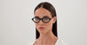 Ottica Mondello Roma - Bottega Veneta - BV1367O-001 - BV1367O-001 - BLACK RX - Acetate - shape Oval - Black - EYEWEAR - SUNGLASSES - Donna,Women - lens Clear - Made In Japan