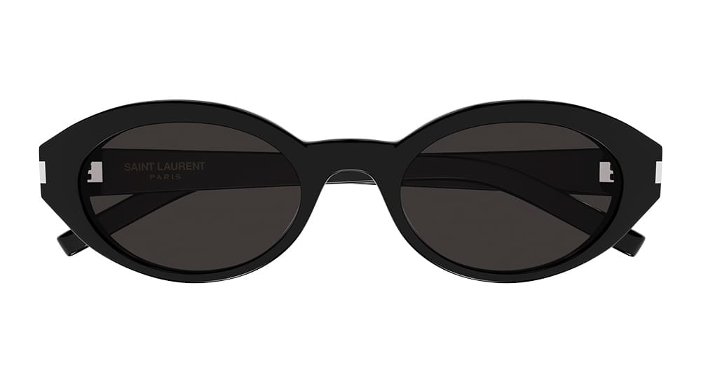 Ottica Mondello Roma - Saint Laurent - 30013809001 - SL 567-001 - BLACK - Recycled acetate - shape Oval - Black - EYEWEAR - SUNGLASSES - Donna,Women - lens Black - Made In Italy