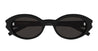 Ottica Mondello Roma - Saint Laurent - 30013809001 - SL 567-001 - BLACK - Recycled acetate - shape Oval - Black - EYEWEAR - SUNGLASSES - Donna,Women - lens Black - Made In Italy