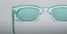 Ottica Mondello Roma - Jacques Marie Mage - JMMWC-15V - WHISKEYCLONE - PISCINE - Acetate - shape Rectangular - light blue - EYEWEAR - SUNGLASSES - Uomo,Men - lens turquoise - Made In Japan