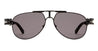 Ottica Mondello Roma - INNERRAUM - IRSO20BM000000DG - EYEWEAR OBJECT 020 - BLACK MATT - acetate, aluminium - shape Aviator - black matte - EYEWEAR - SUNGLASSES - Uomo,Men - lens dark grey - Made In Italy